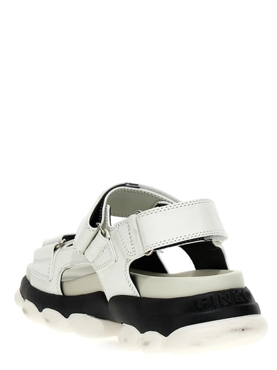 Shop Pinko Mylene Sandals White/black