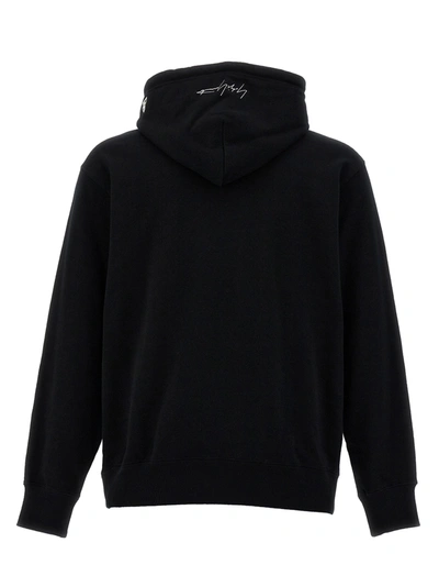 Shop Yohji Yamamoto Yohji Fujimoto X New Era Hoodie Sweatshirt Black