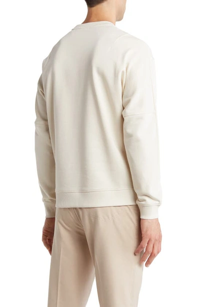 Shop Theory Colts Crewneck Sweatshirt In Light Beige