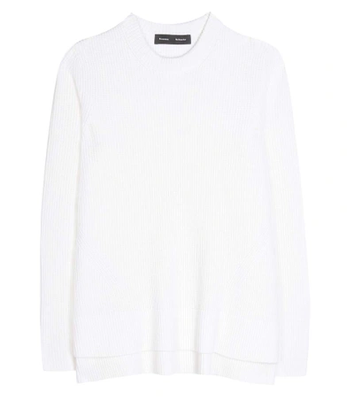 Proenza Schouler Wool And Cashmere Sweater In White