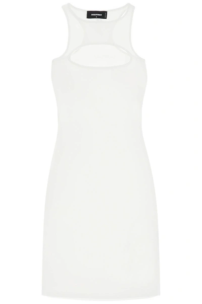 Shop Dsquared2 Short Bodycon Dress With Cut Out