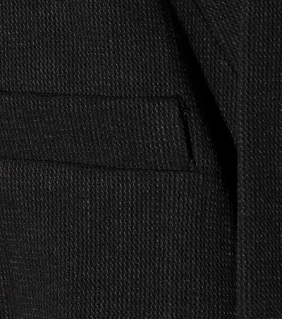 Shop Isabel Marant Falco Linen-blend Jacket In Llack