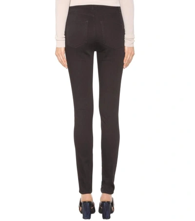 Shop Acne Studios Pin High-waisted Skinny Jeans