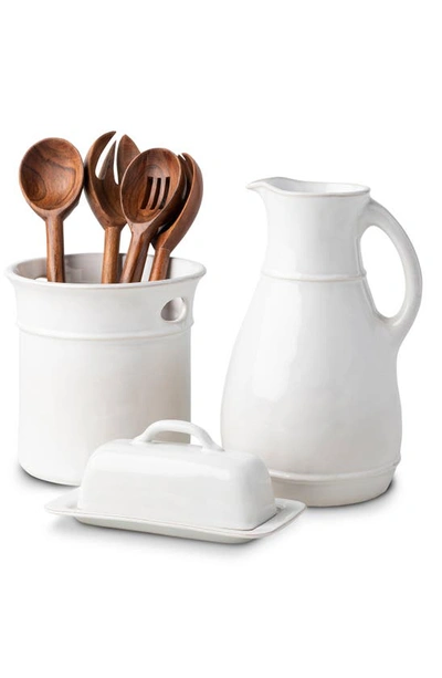 Juliska Puro Whitewash 3-piece Essential Accessories Set In Whitewash