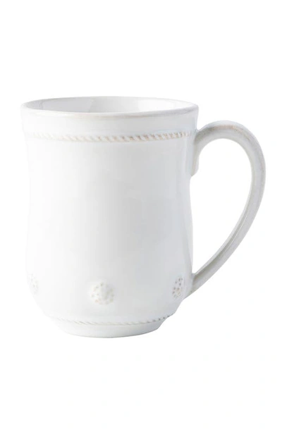 Juliska Berry & Thread Whitewash 16 Piece Dinnerware Set, Service For 4 In Whitewash