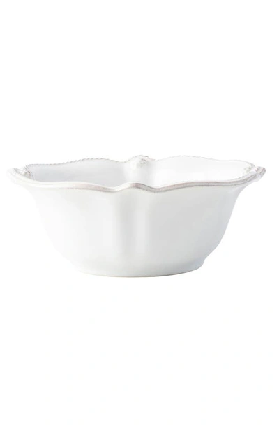 Juliska Berry & Thread Whitewash 16 Piece Dinnerware Set, Service For 4 In Whitewash