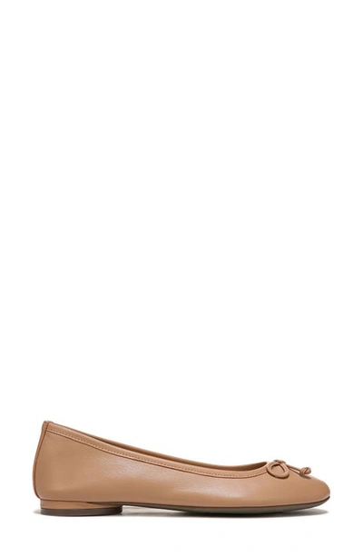 Shop Vionic Callisto Suede Ballet Flat In Macaroon