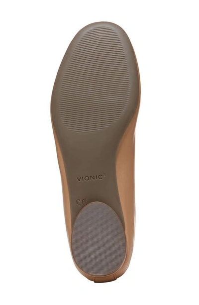 Shop Vionic Callisto Suede Ballet Flat In Macaroon