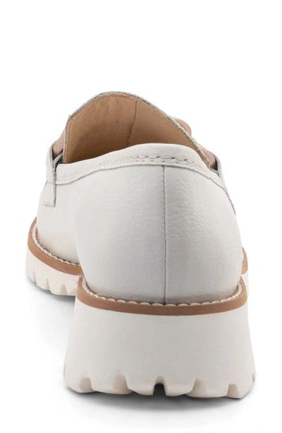 Shop Ara Kiana Lug Sole Loafer In Cream Calf