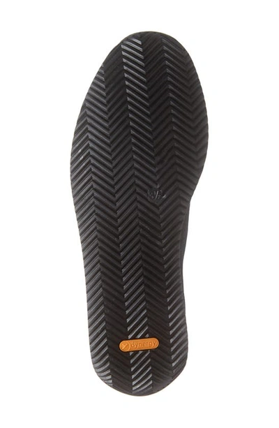 Ara Leena Sneaker In Black Wovenstretch Fabric
