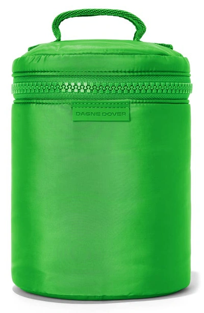 Shop Dagne Dover Mila Repreve® Recycled Polyester Large Toiletry Organizer Bag In Grasshopper