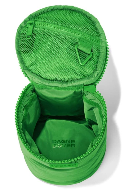 Shop Dagne Dover Mila Repreve® Recycled Polyester Large Toiletry Organizer Bag In Grasshopper