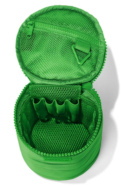 Dagne Dover Mila Repreve® Recycled Polyester Large Toiletry Organizer Bag In Grasshopper