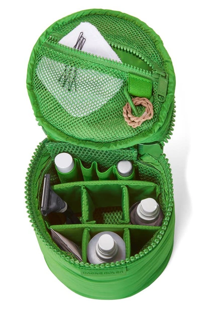 Dagne Dover Mila Repreve® Recycled Polyester Large Toiletry Organizer Bag In Grasshopper