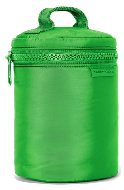 Shop Dagne Dover Mila Repreve® Recycled Polyester Large Toiletry Organizer Bag In Grasshopper