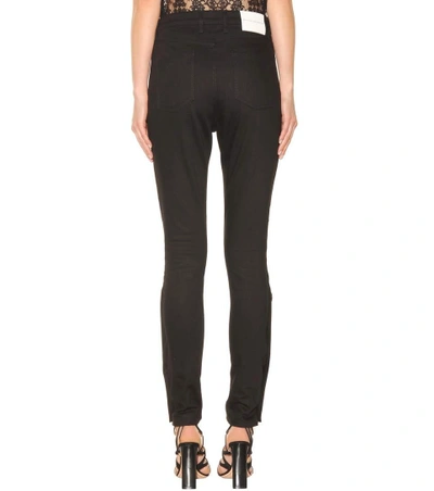 Shop Anthony Vaccarello Embellished Skinny Jeans In Black