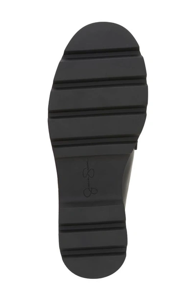 Jessica Simpson Uma Platform Penny Loafer Mule In Black