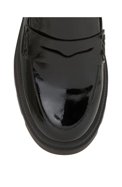 Shop Jessica Simpson Uma Platform Penny Loafer Mule In Black