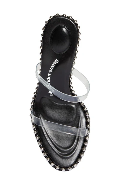 Shop Alexander Wang Nova Studded Slide Sandal In Black