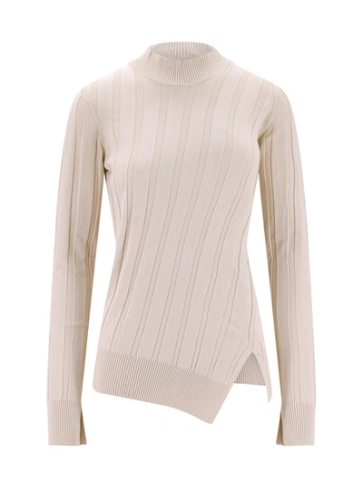 Shop Stella Mccartney Sweater In Beige