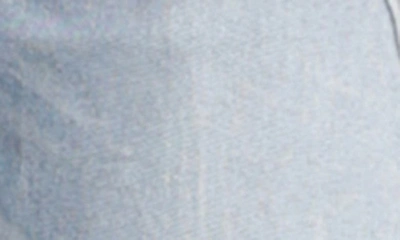 Hvman Mero Slim Raw Hem Cutoff Denim Shorts In Acid
