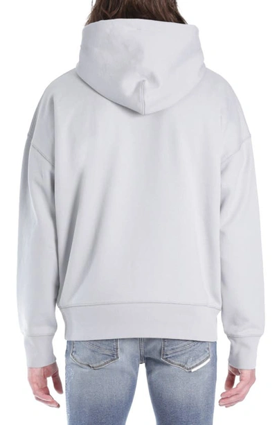 Hvman Embroidered Logo Hoodie In Ghost