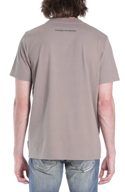 Hvman Triangle Logo Cotton Graphic Tee In Satellite