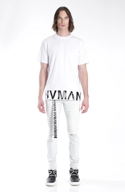 Hvman Strat Belted Super Skinny Jeans In Zephyr