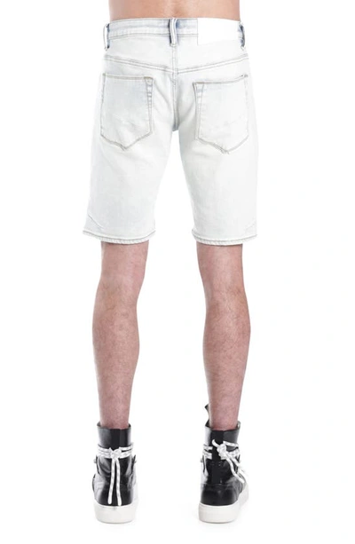 Shop Hvman Mero Slim Stretch Shorts In Zephyr