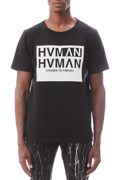 Shop Hvman Logo Graphic T-shirt In Black