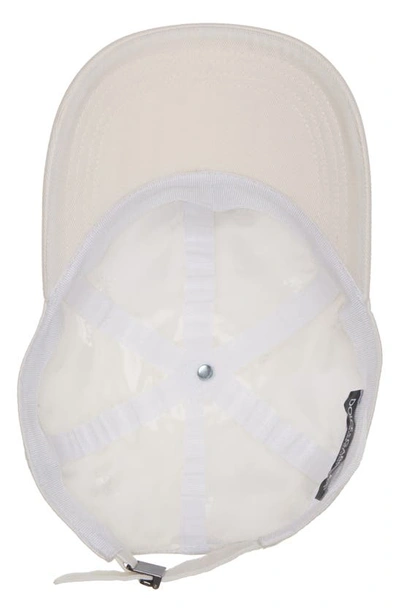 Shop Dolce & Gabbana Logo Plate Baseball Cap In Optic White