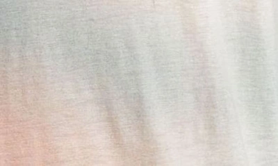 Shop John Varvatos Dreamy Tie Dye Linen Blend Graphic T-shirt In Salt
