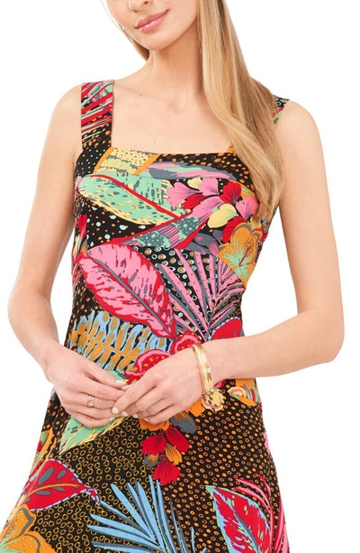 Vince camuto floral store maxi dress