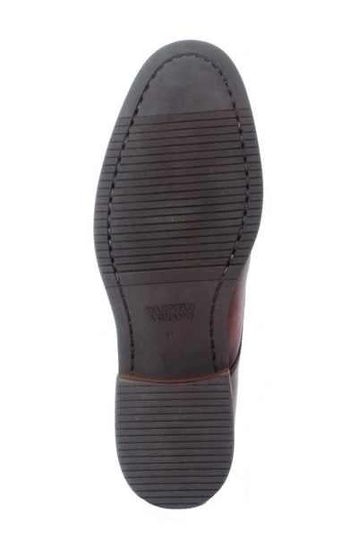 Warfield & Grand Hobbs Plain Toe Derby In Cognac