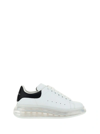 Shop Alexander Mcqueen Sneakers In White/black/white