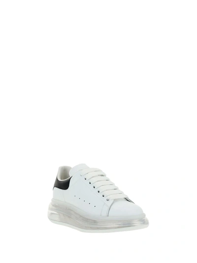 Shop Alexander Mcqueen Sneakers In White/black/white