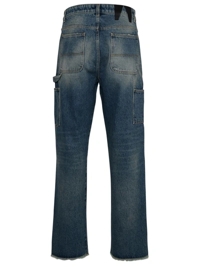 Shop Darkpark Blue Cotton Jeans