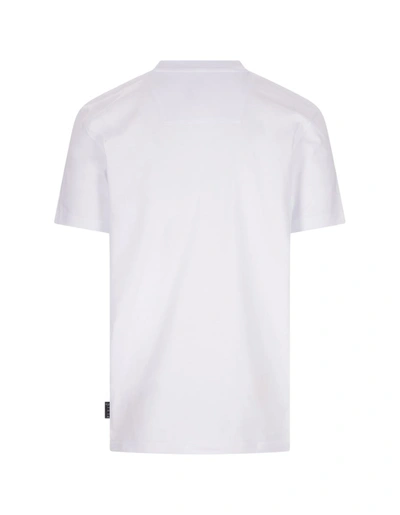 Shop Philipp Plein Skull&bones T-shirt In In White