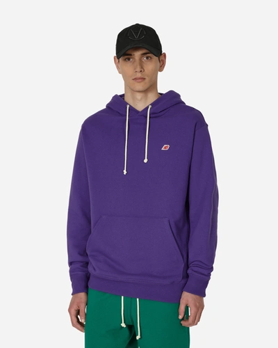 Shop New Balance Made In Usa Core Hooded Sweatshirt Prism Purple In Multicolor