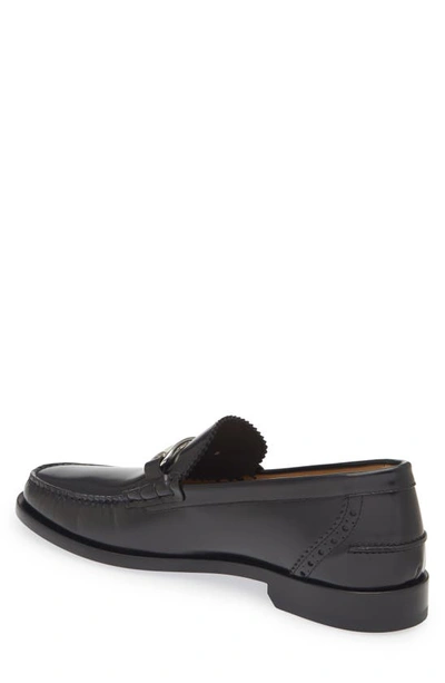 Shop Fendi O'lock Loafer In Nero/ Nero