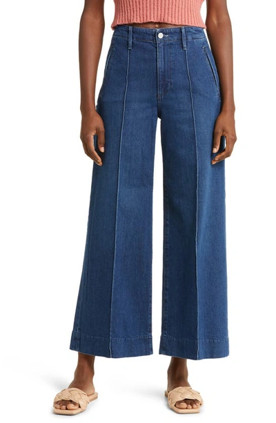 Paige Leenah 32 High Rise Wide Leg Jeans - Telluride In Blue
