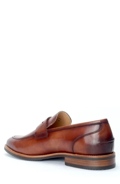 Warfield & Grand Camino Penny Loafer In Cognac