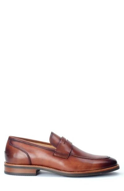 Warfield & Grand Camino Penny Loafer In Cognac