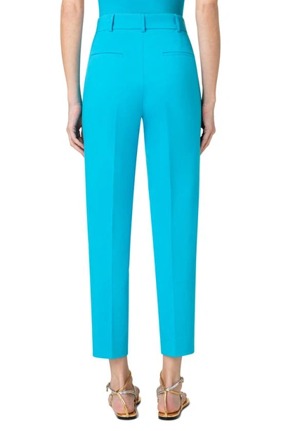 Shop Akris Punto Ferry Pintuck Signature Jersey Trousers In Curacao