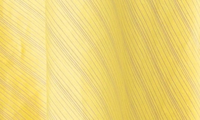 Akris Punto Stripe Jacquard Linen & Silk Skirt In Canary