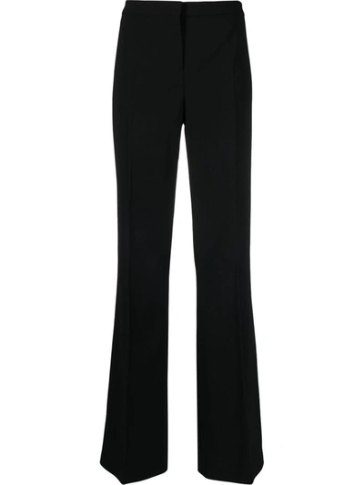 Shop Pinko High-waisted Trousers In Black