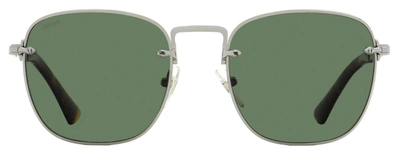 Shop Persol Men's Square Sunglasses Po2490s 513/58 Gunmetal/havana 54mm In Multi