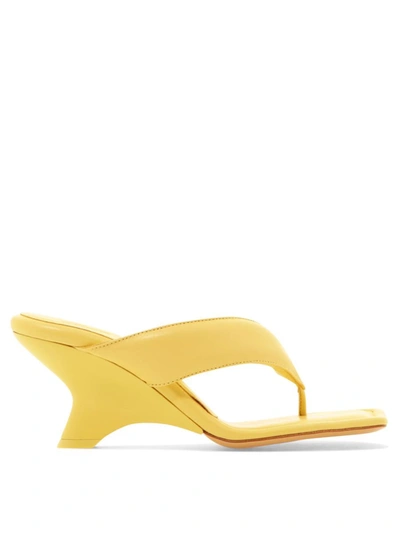 Shop Gia Borghini "gia" Sandals In Yellow