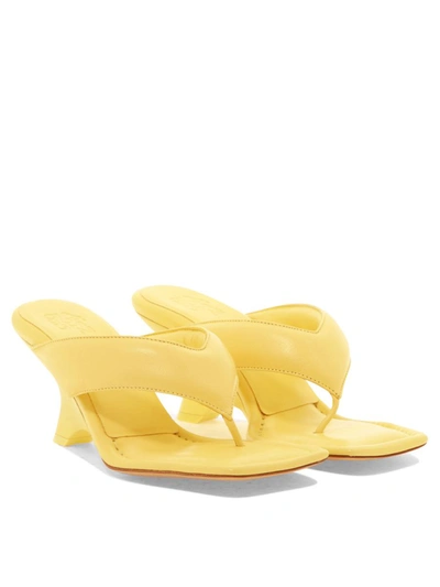 Shop Gia Borghini "gia" Sandals In Yellow