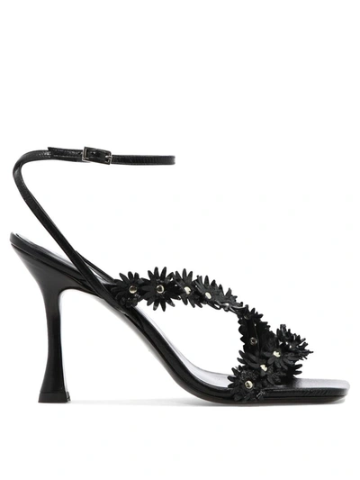 Shop By Far "poppy" Sandals In Black
